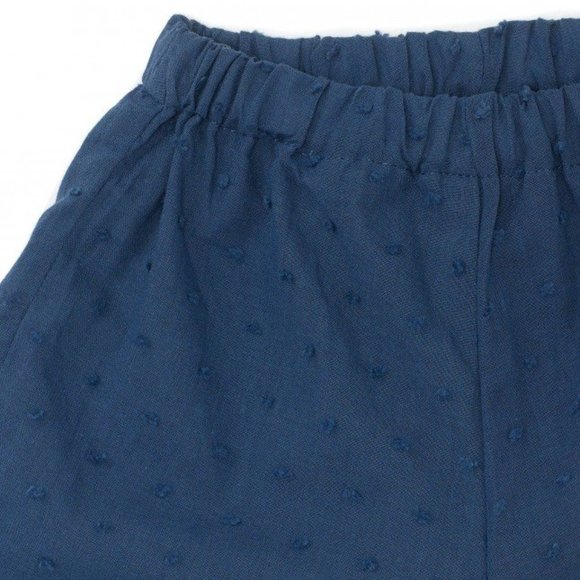 Oeuf NYC Swim Shorts Indigo Swiss Dots - Picture 2 of 3